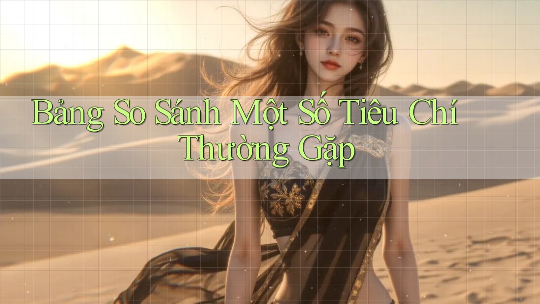 Bảng So Sánh Một Số Tiêu Chí Thường Gặp