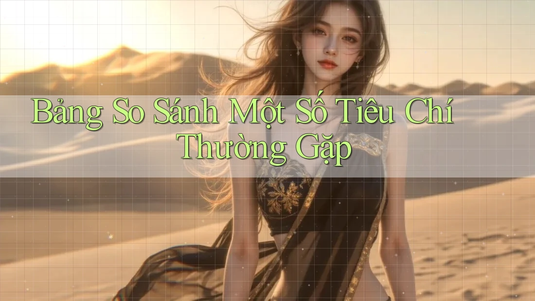 Bảng So Sánh Một Số Tiêu Chí Thường Gặp