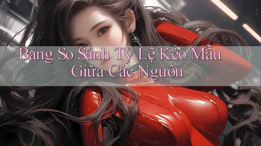 Bảng So Sánh Tỷ Lệ Kèo Mẫu Giữa Các Nguồn Bảng So Sánh Tỷ Lệ Kèo Mẫu Giữa Các Nguồn