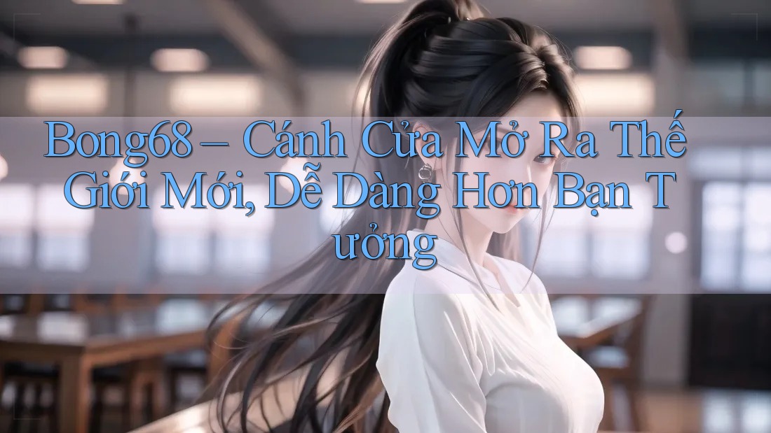 Bong68 – Cánh Cửa Mở Ra Thế Giới Mới, Dễ Dàng Hơn Bạn Tưởng
