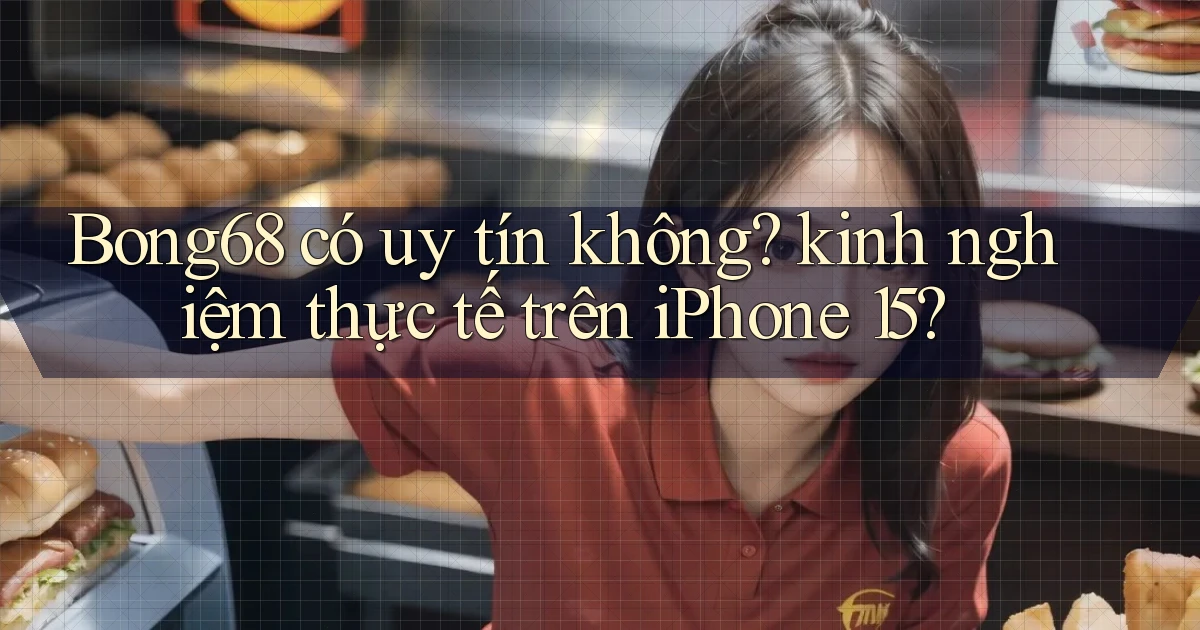 Bong68 có uy tín không kinh nghiệm thực tế trên iPhone 15