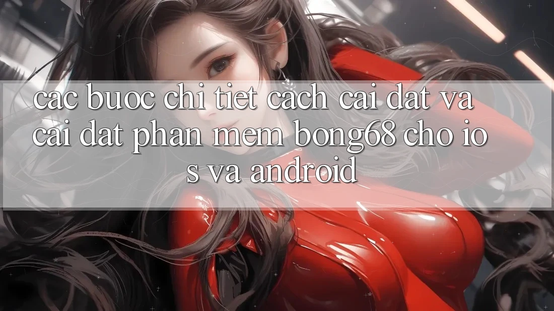 Các bước Chi Tiết Cách Cài đặt Và Cài Đặt Phần mềm Bong68 Cho iOS Và Android