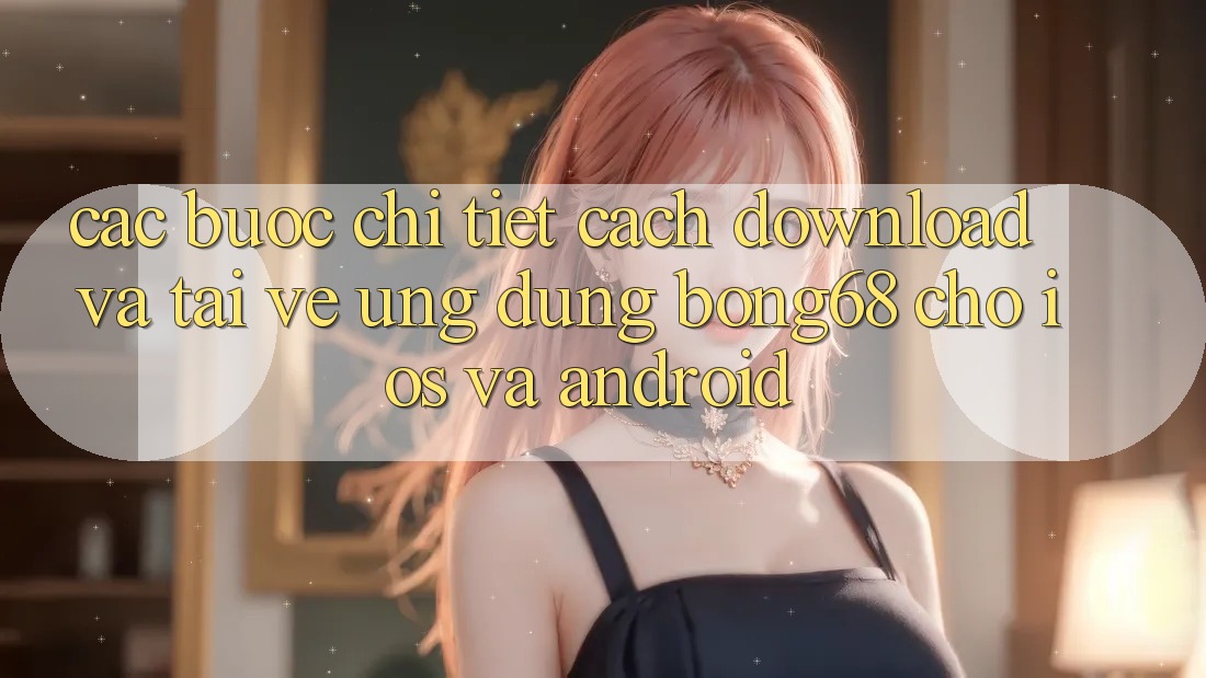 Các bước Chi Tiết Cách Download Và Tải về Ứng Dụng Bong68 Cho iOS Và Android