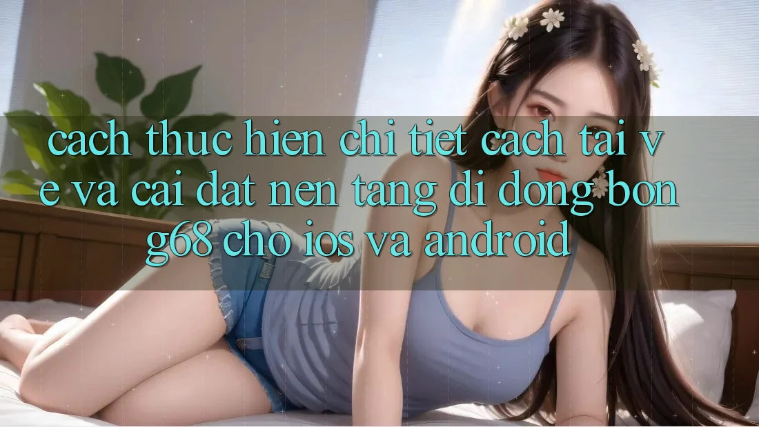 Cách thực hiện Chi Tiết Cách Tải về Và Cài Đặt Nền tảng di động Bong68 Cho iOS Và Android