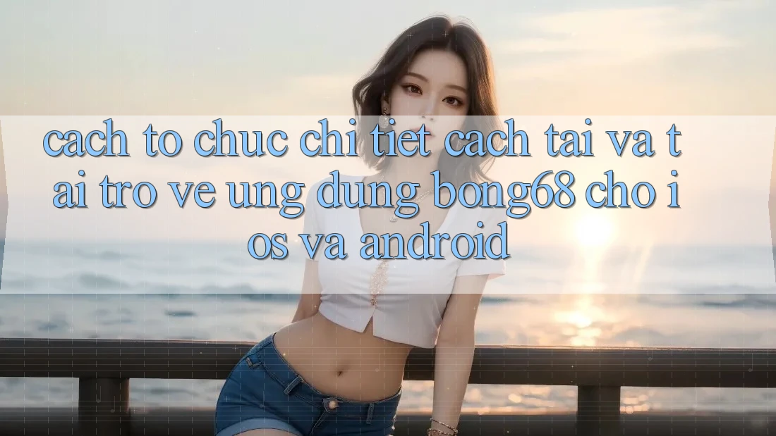 Cách tổ chức Chi Tiết Cách Tải Và Tải trở về Ứng dụng Bong68 Cho iOS Và Android