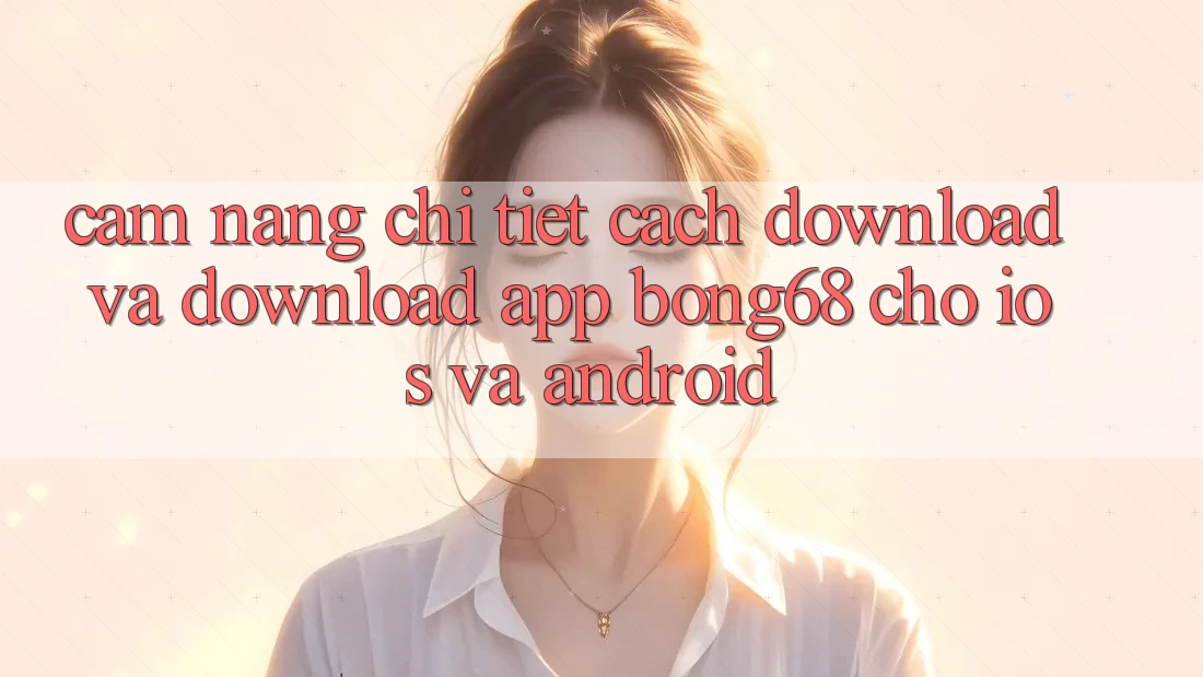 Cẩm nang Chi Tiết Cách Download Và Download App Bong68 Cho iOS Và Android