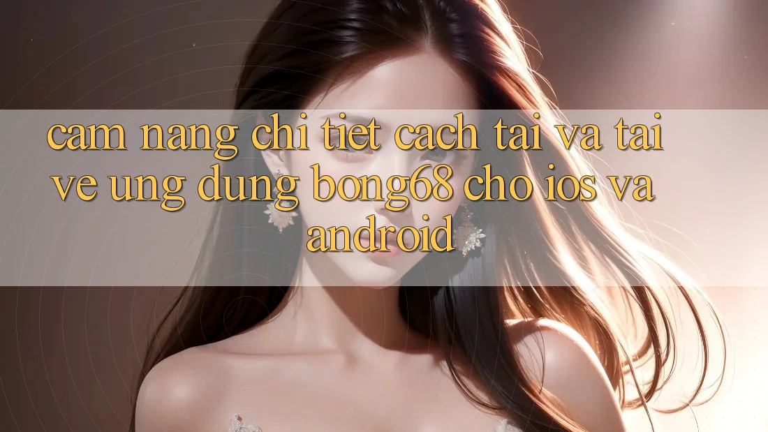 Cẩm nang Chi Tiết Cách Tải Và Tải về Ứng Dụng Bong68 Cho iOS Và Android