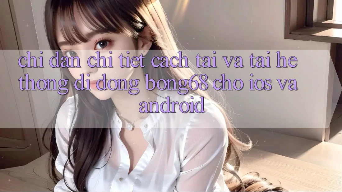 Chỉ dẫn Chi Tiết Cách Tải Và Tải Hệ thống di động Bong68 Cho iOS Và Android