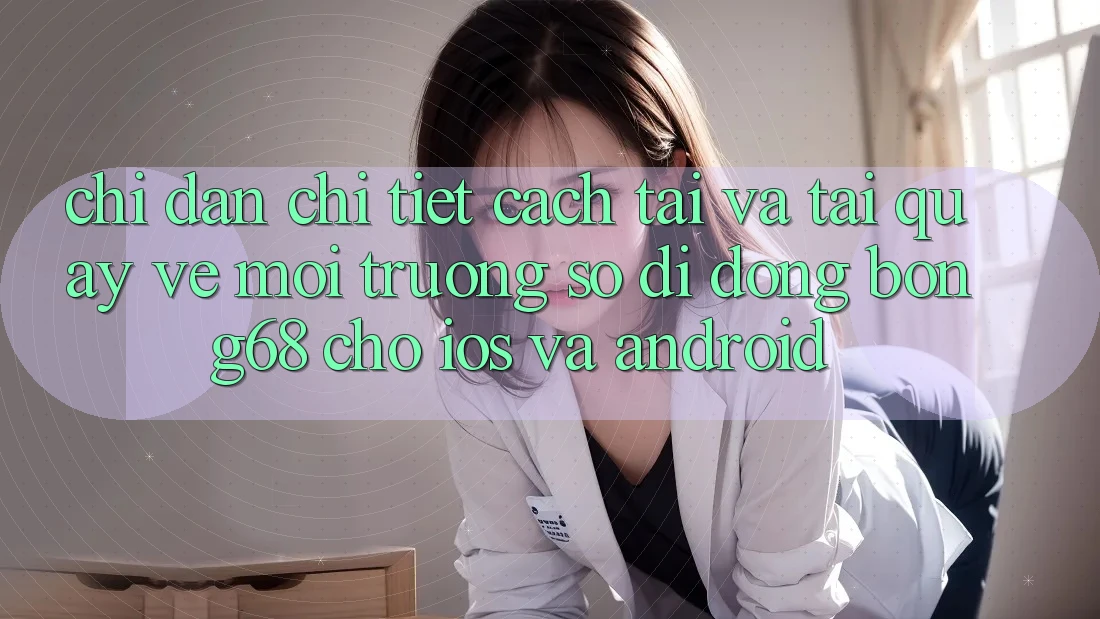 Chỉ dẫn Chi Tiết Cách Tải Và Tải quay về Môi trường số di động Bong68 Cho iOS Và Android Chỉ dẫn Chi Tiết Cách Tải Và Tải quay về Môi trường số di động Bong68 Cho iOS Và Android