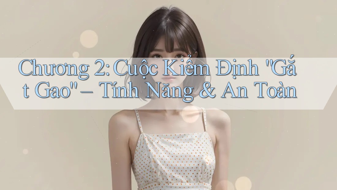 Chương 2: Cuộc Kiểm Định “Gắt Gao” – Tính Năng & An Toàn