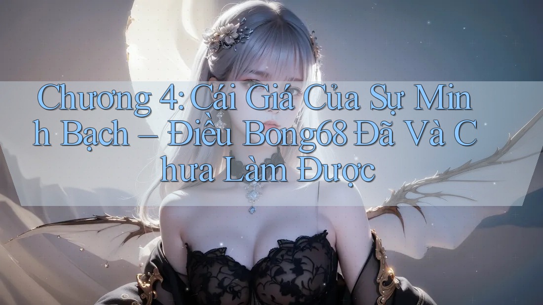 Chương 4: Cái Giá Của Sự Minh Bạch – Điều Bong68 Đã Và Chưa Làm Được