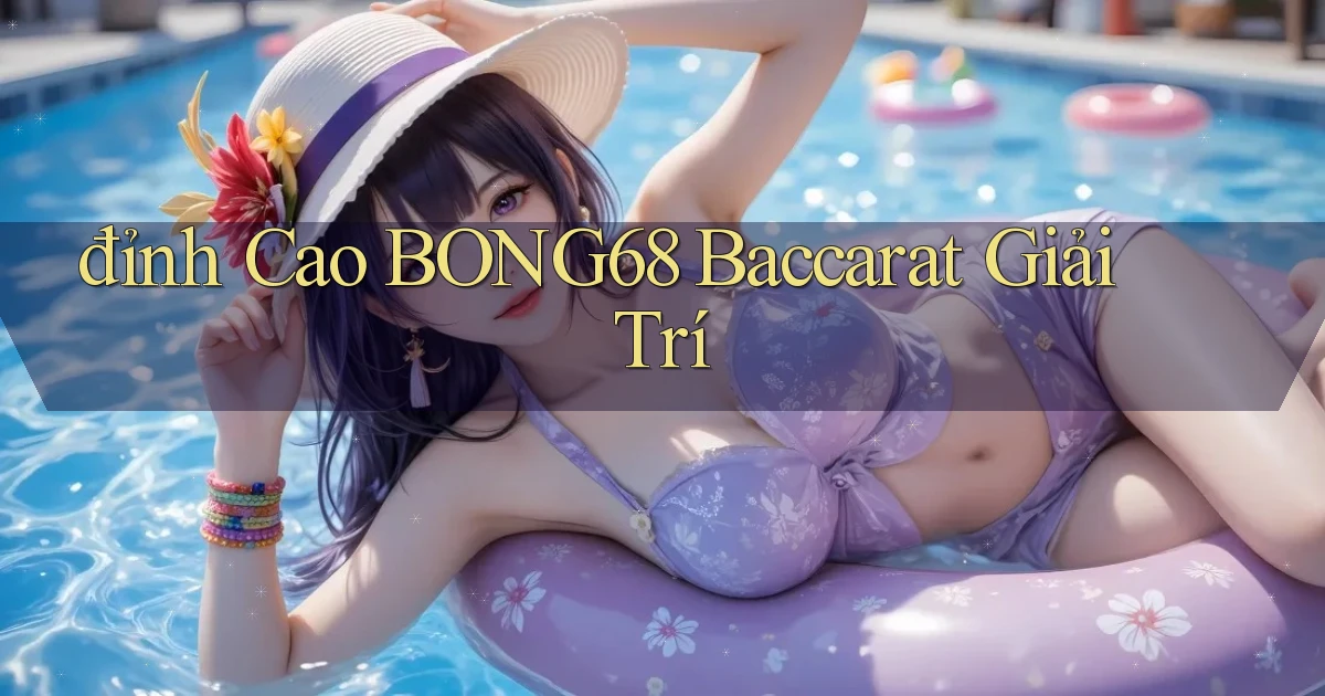 đỉnh cao bong68 baccarat giải trí