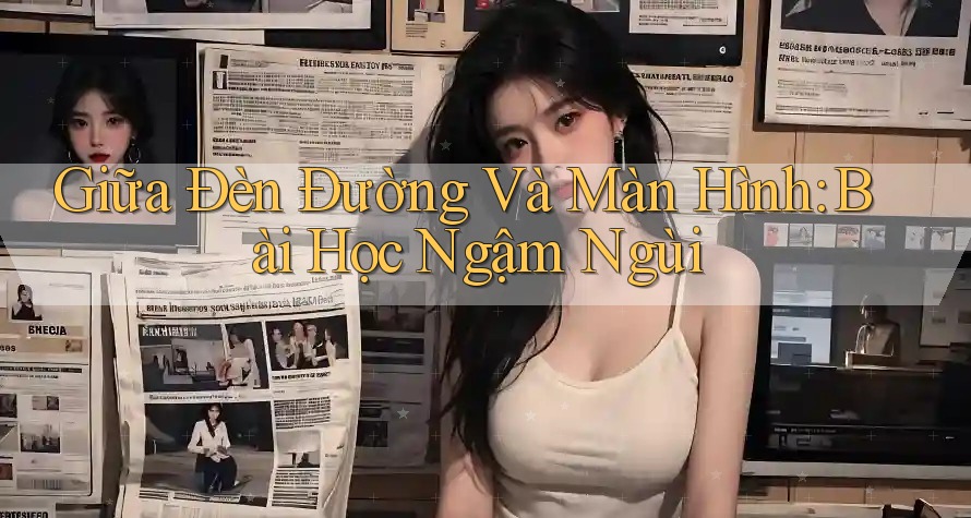 Giữa Đèn Đường Và Màn Hình: Bài Học Ngậm Ngùi