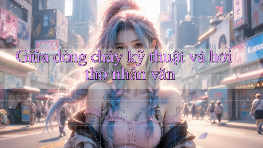 Giữa dòng chảy kỹ thuật và hơi thở nhân văn