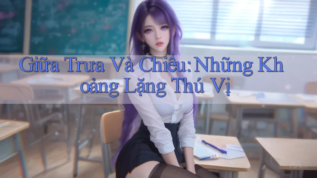 Giữa Trưa Và Chiều: Những Khoảng Lặng Thú Vị