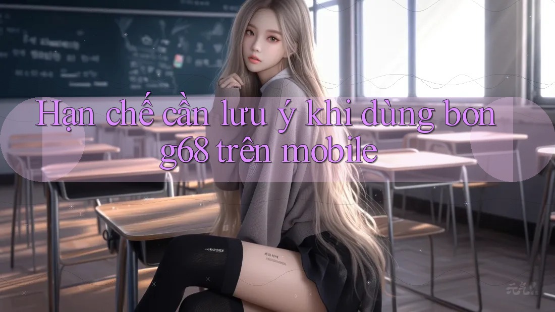 Hạn chế cần lưu ý khi dùng bong68 trên mobile