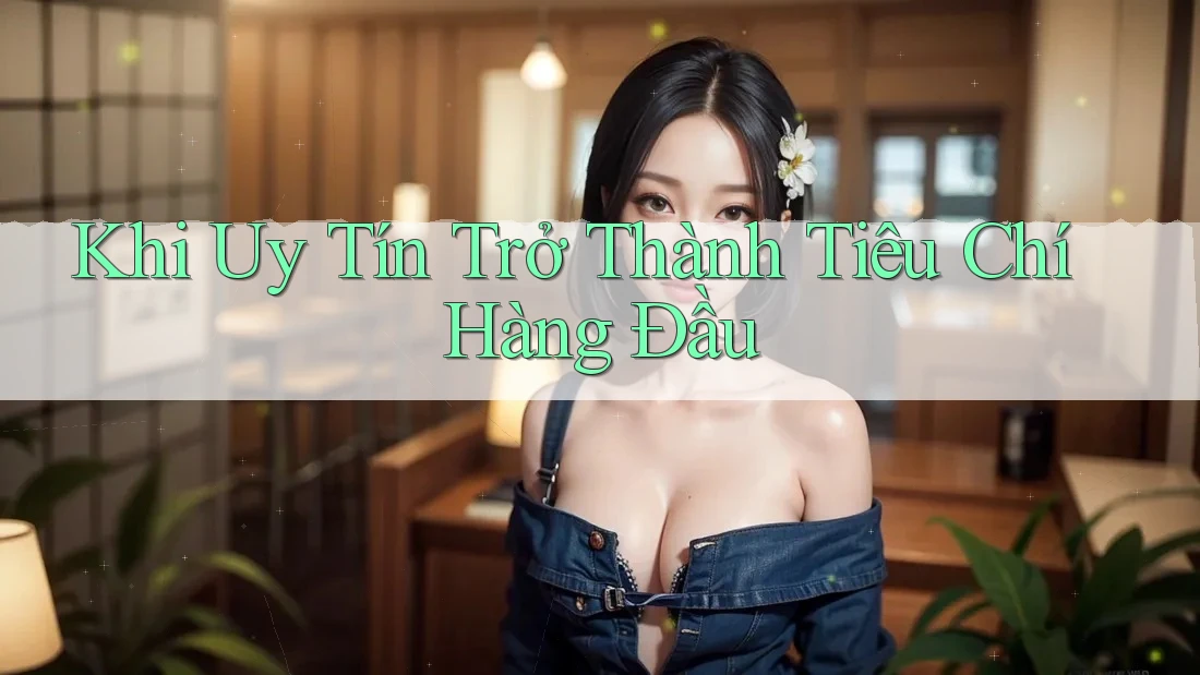 Khi Uy Tín Trở Thành Tiêu Chí Hàng Đầu