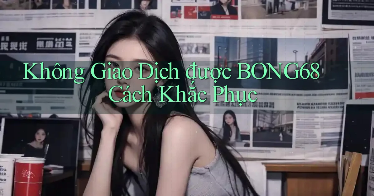không giao dịch được bong68 cách khắc phục