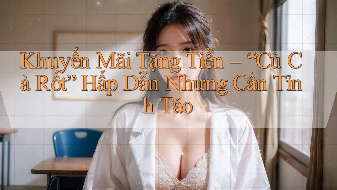 Khuyến Mãi Tặng Tiền – “Củ Cà Rốt” Hấp Dẫn Nhưng Cần Tỉnh Táo