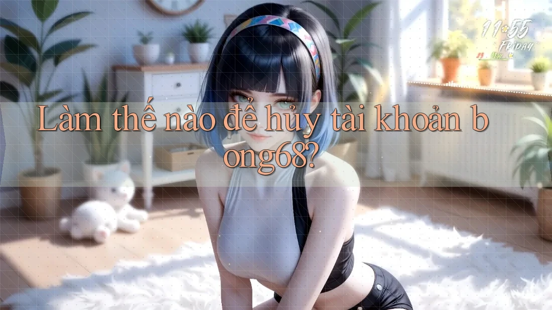 Làm thế nào để hủy tài khoản bong68?