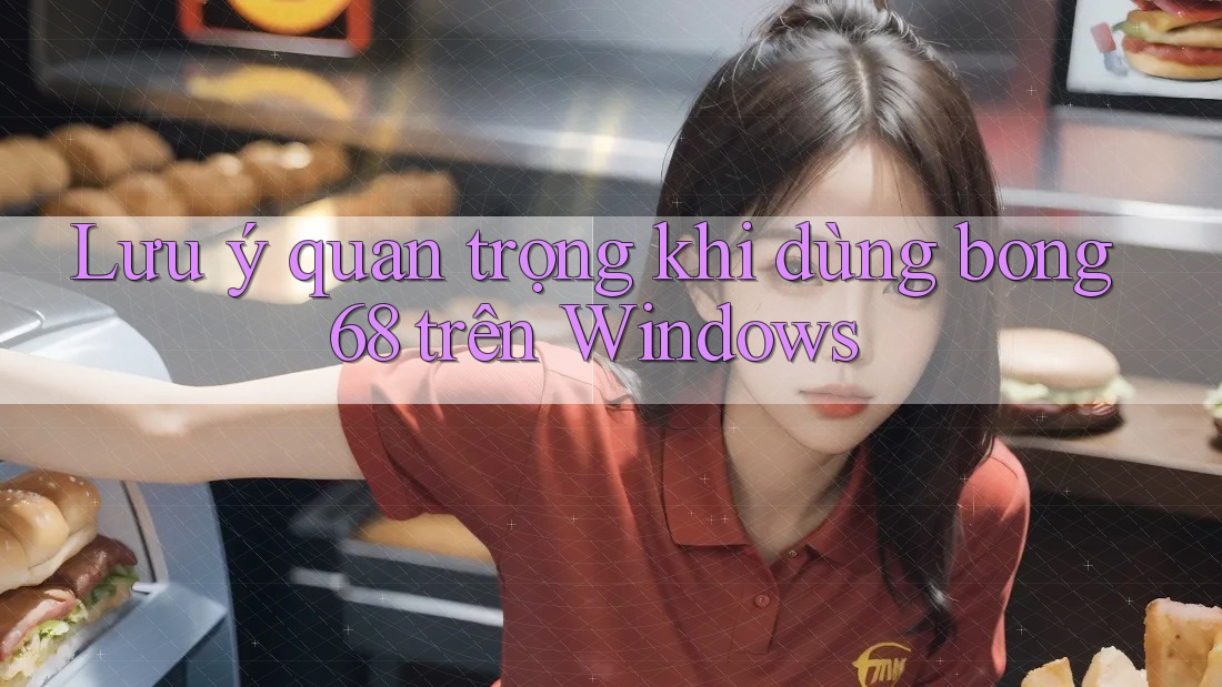 Lưu ý quan trọng khi dùng bong68 trên Windows