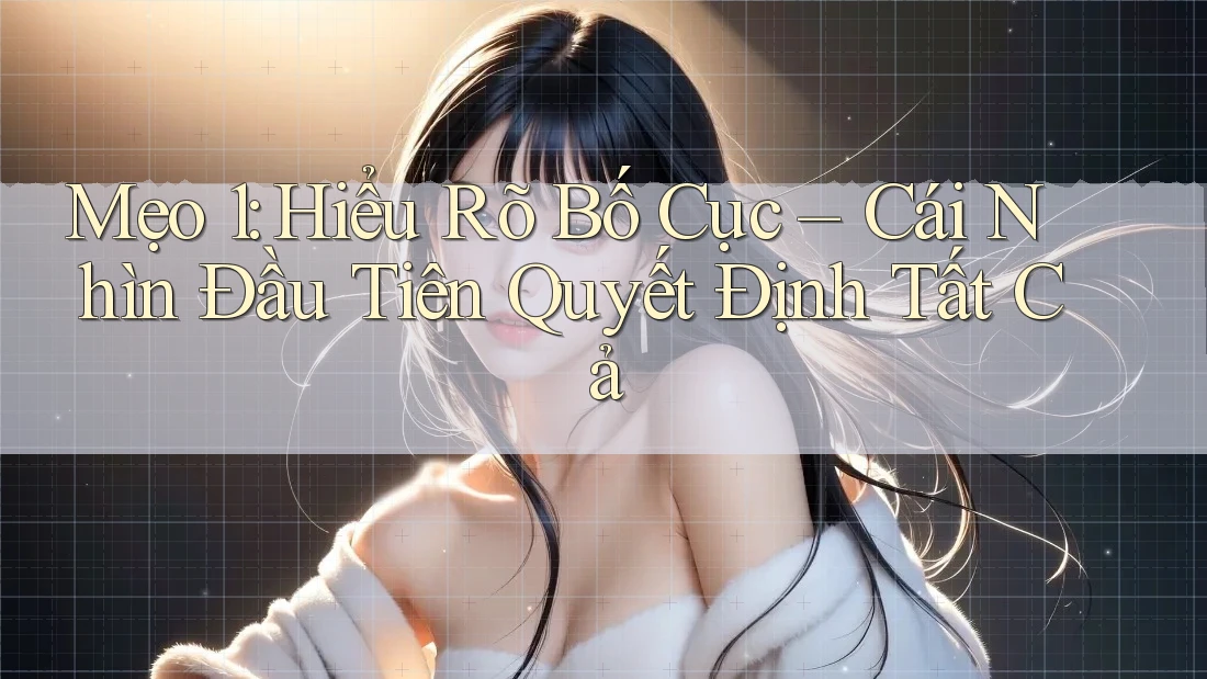 Mẹo 1: Hiểu Rõ Bố Cục – Cái Nhìn Đầu Tiên Quyết Định Tất Cả