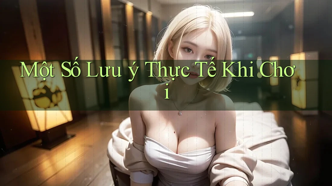 Một Số Lưu ý Thực Tế Khi Chơi Một Số Lưu ý Thực Tế Khi Chơi