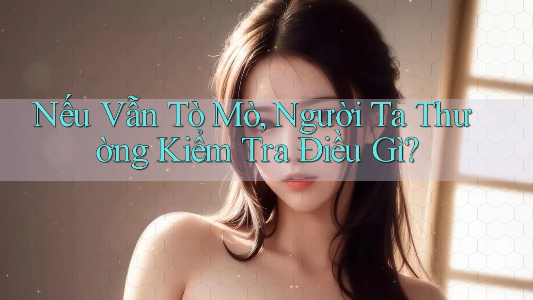 Nếu Vẫn Tò Mò, Người Ta Thường Kiểm Tra Điều Gì? Nếu Vẫn Tò Mò, Người Ta Thường Kiểm Tra Điều Gì?