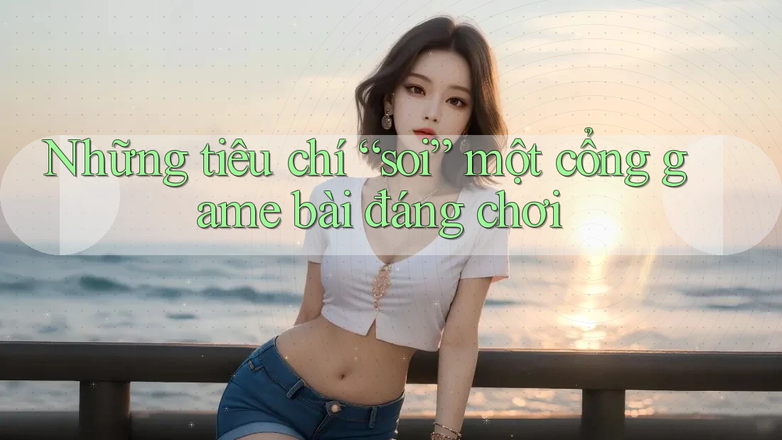 Những tiêu chí “soi” một cổng game bài đáng chơi