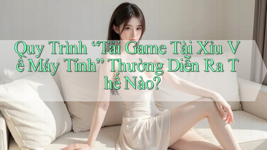 Quy Trình “Tải Game Tài Xỉu Về Máy Tính” Thường Diễn Ra Thế Nào?