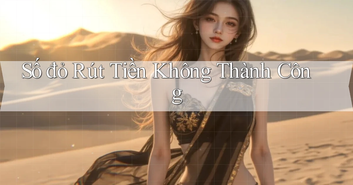 số đỏ Rút tiền không thành công