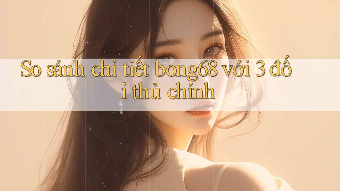 So sánh chi tiết bong68 với 3 đối thủ chính So sánh chi tiết bong68 với 3 đối thủ chính