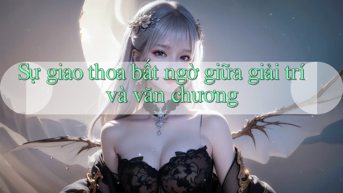 Sự giao thoa bất ngờ giữa giải trí và văn chương Sự giao thoa bất ngờ giữa giải trí và văn chương