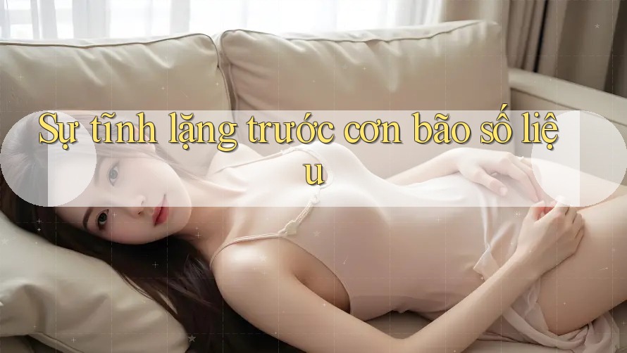 Sự tĩnh lặng trước cơn bão số liệu Sự tĩnh lặng trước cơn bão số liệu
