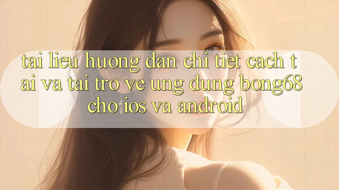 Tài liệu hướng dẫn Chi Tiết Cách Tải Và Tải trở về Ứng Dụng Bong68 Cho iOS Và Android