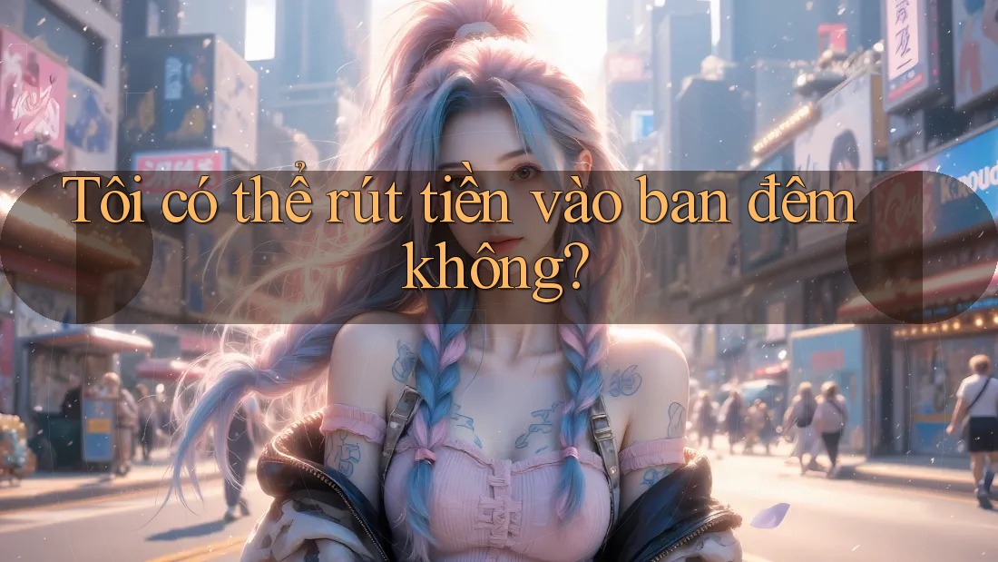 Tôi có thể rút tiền vào ban đêm không?