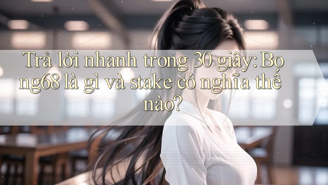 Trả lời nhanh trong 30 giây: Bong68 là gì và stake có nghĩa thế nào? Trả lời nhanh trong 30 giây: Bong68 là gì và stake có nghĩa thế nào?