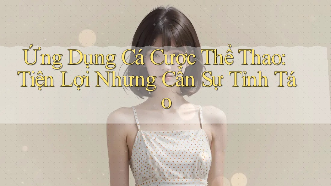 Ứng Dụng Cá Cược Thể Thao: Tiện Lợi Nhưng Cần Sự Tỉnh Táo