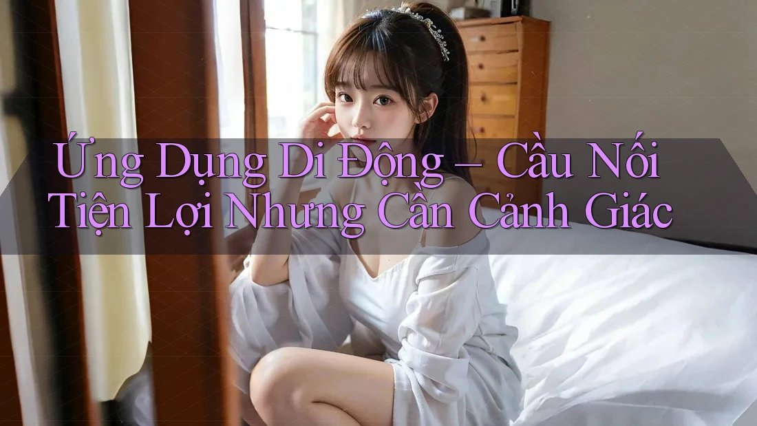 Ứng Dụng Di Động – Cầu Nối Tiện Lợi Nhưng Cần Cảnh Giác