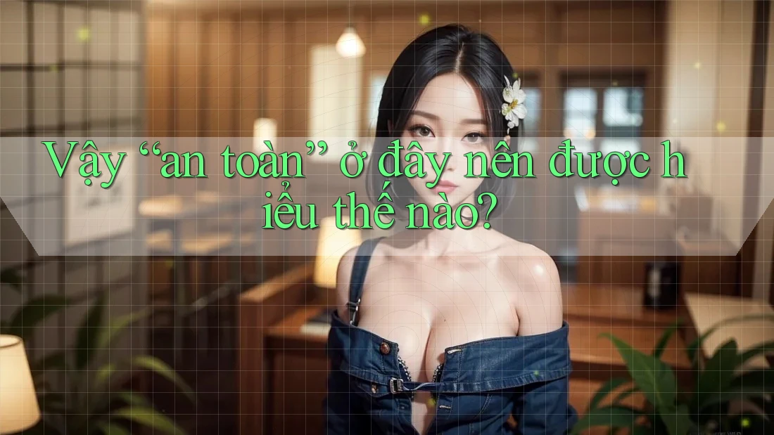 Vậy “an toàn” ở đây nên được hiểu thế nào?