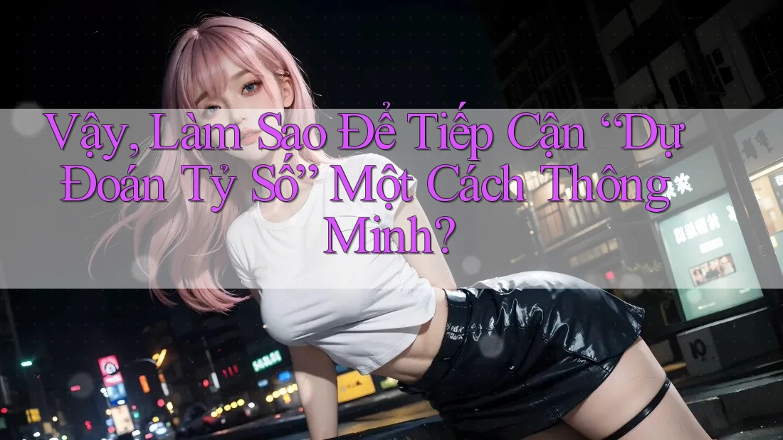 Vậy, Làm Sao Để Tiếp Cận “Dự Đoán Tỷ Số” Một Cách Thông Minh?