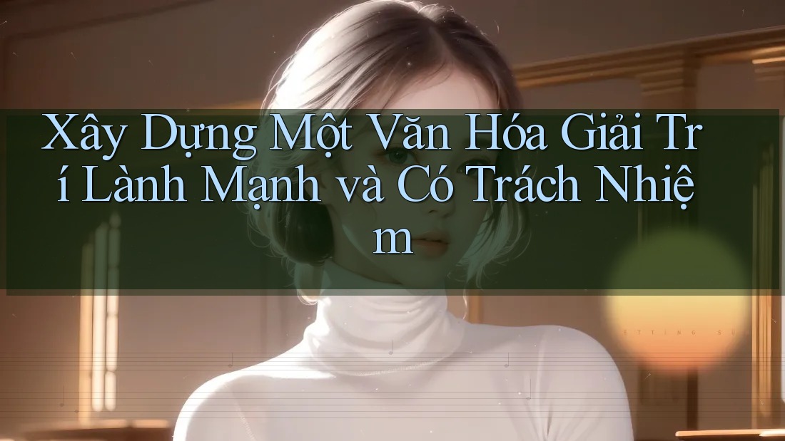Xây Dựng Một Văn Hóa Giải Trí Lành Mạnh và Có Trách Nhiệm